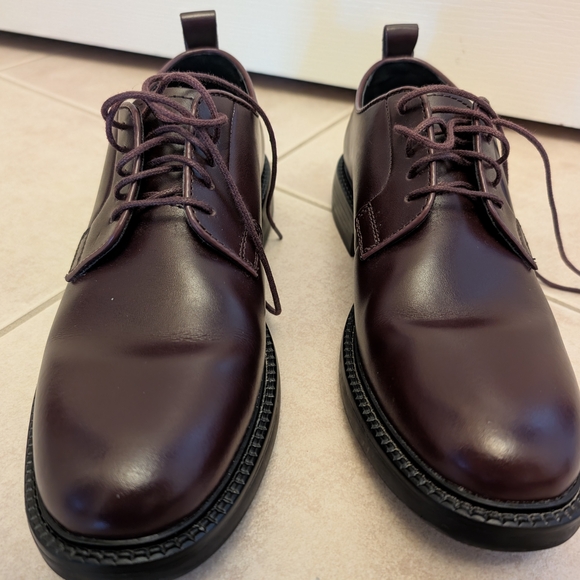 BP Kolton Derby Burgundy Leather Men's Shoes - Picture 2 of 6
